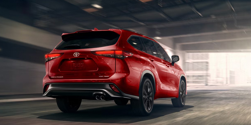 Red 2026 Toyota Highlander