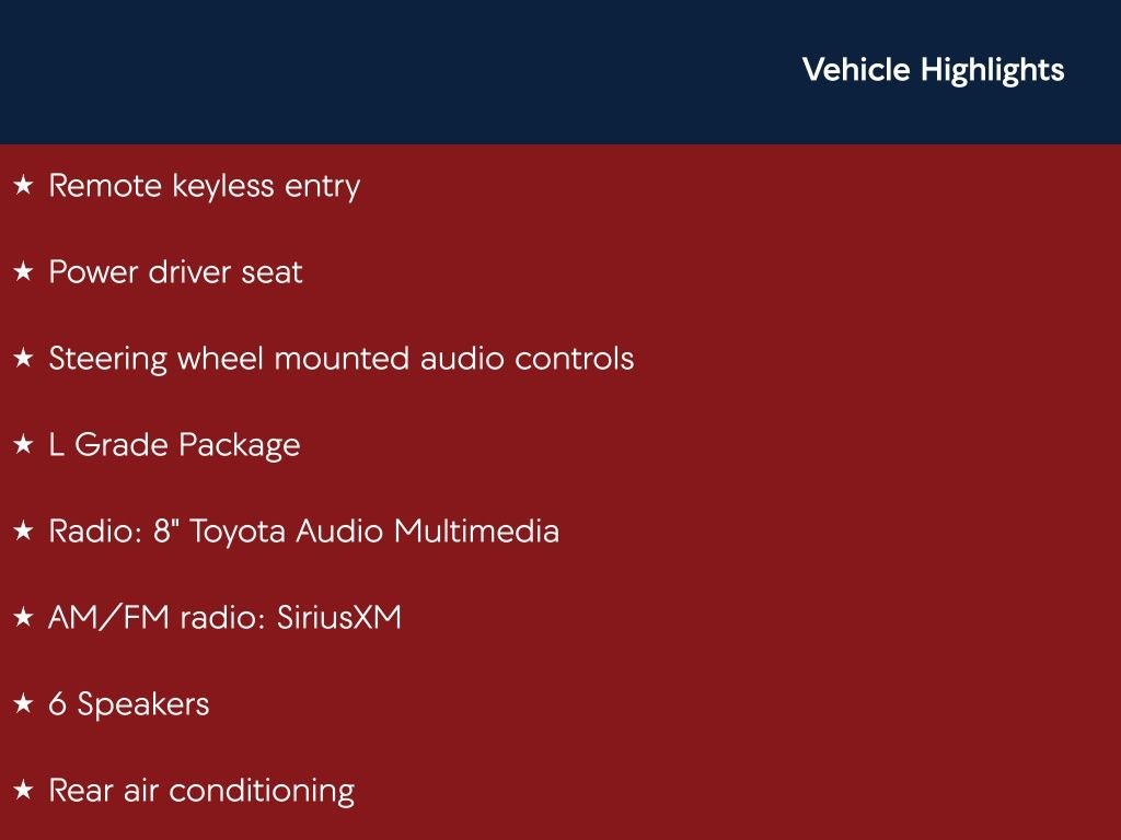 2023 Toyota HIGHLANDER L