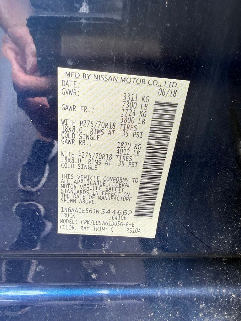 2018 Nissan Titan PRO-4X