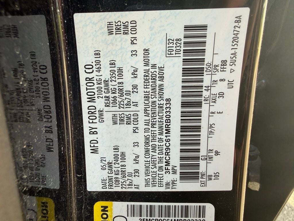 2021 Ford Bronco Sport Outer Banks