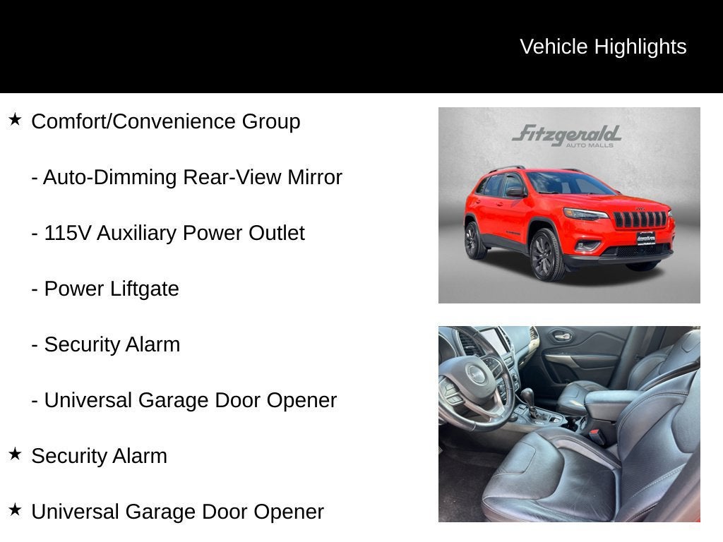 2021 Jeep Cherokee 80th Anniversary