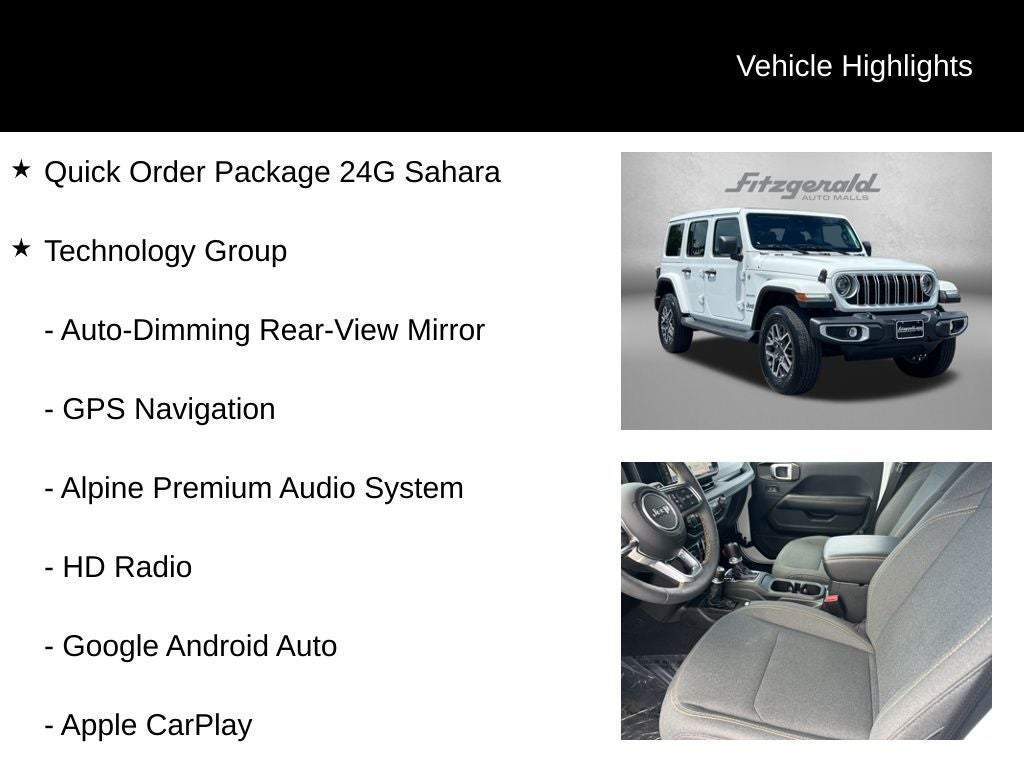 2024 Jeep Wrangler Sahara