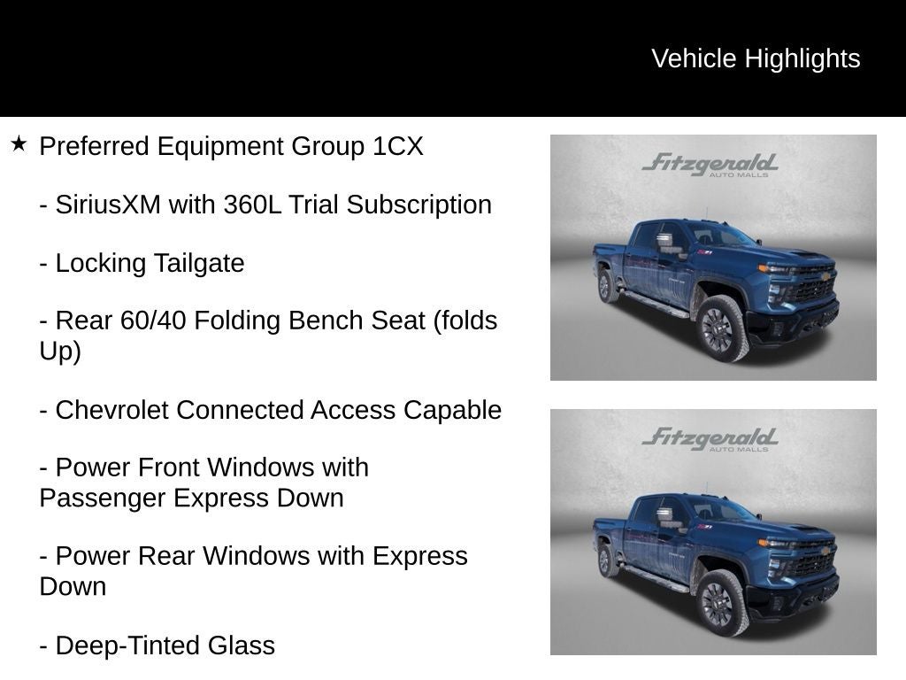 2025 Chevrolet Silverado 2500HD Custom