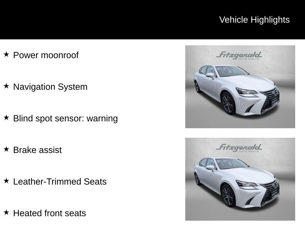 2016 Lexus GS 350 GS 350 AWD