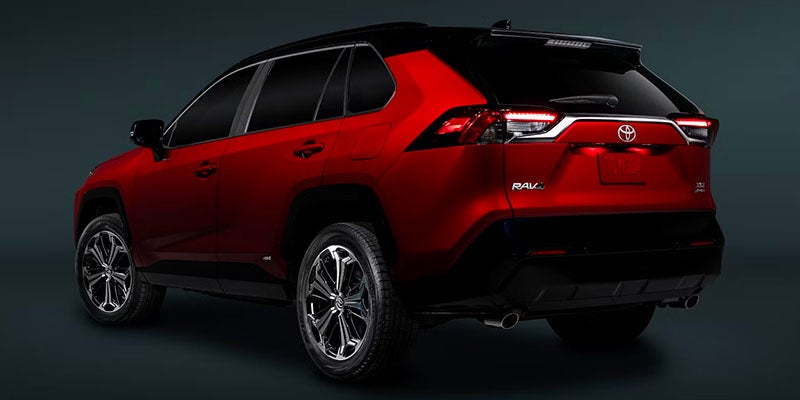 Red RAV4 Plug-in Hybrid