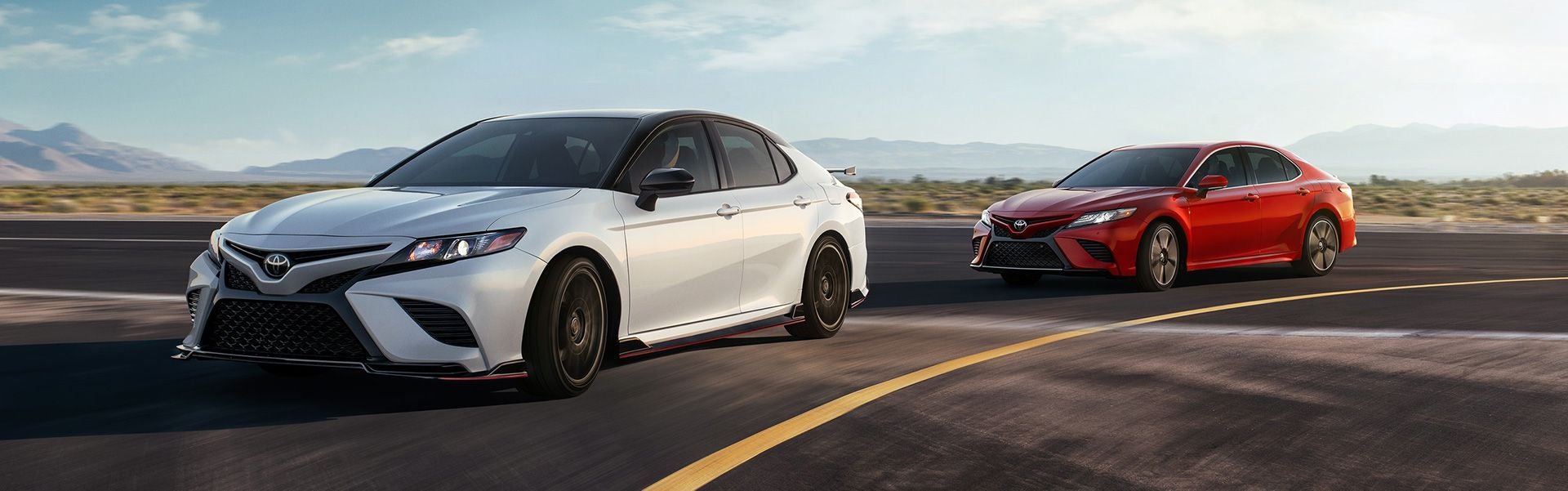 Toyota White and Red models
