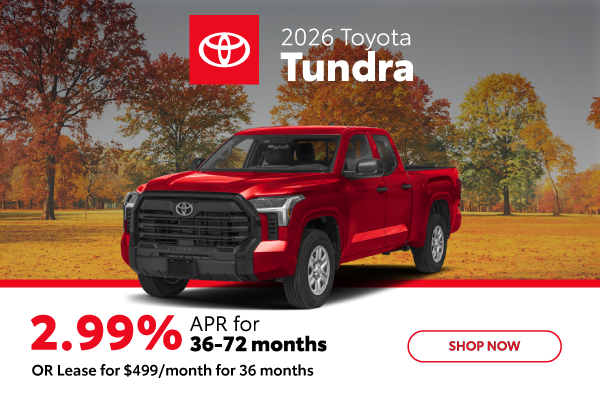 September 2026 Tundra Offer Mobile Banner