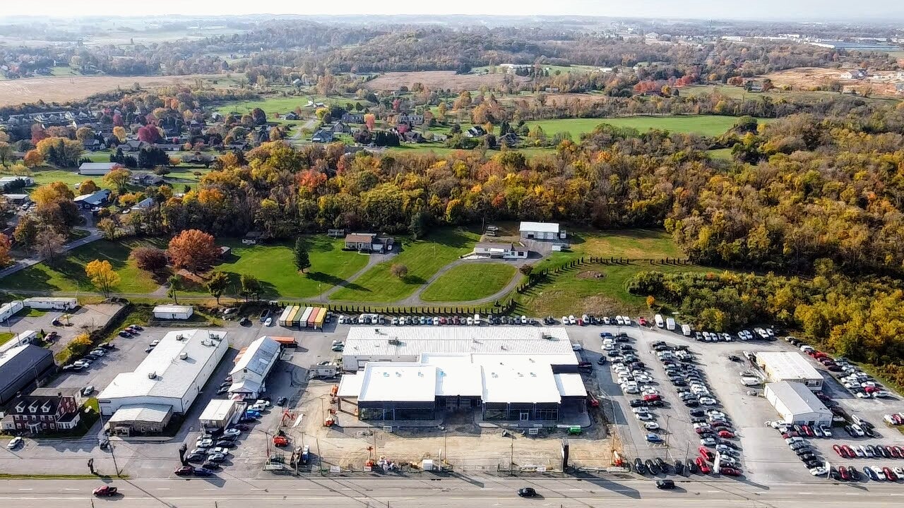 Third progress photo, bird's eye view