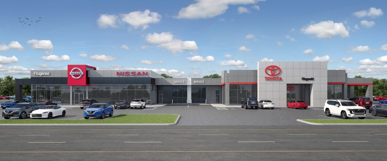Render of what the dealership will look like when completed